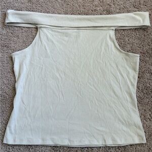 Old Navy Cream Off-Shoulder Top